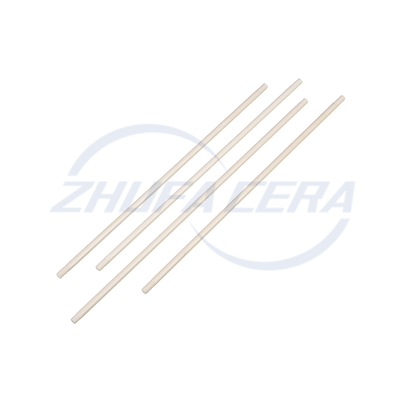 Aluminiumoxid-Keramikstab mit Gewinde