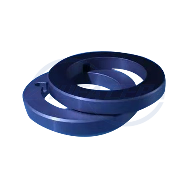 Blauer Zirkonia-Keramikring